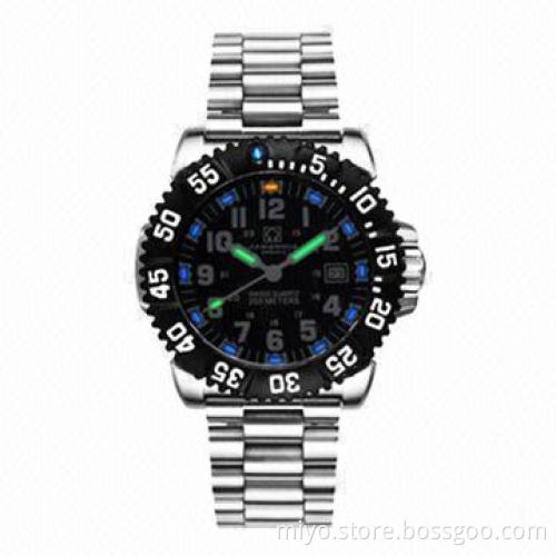 Tritium Watch with Swiss Ronda Movement, Unique and Novelty Tritium Gas Apply to Watch, OEM and ODM